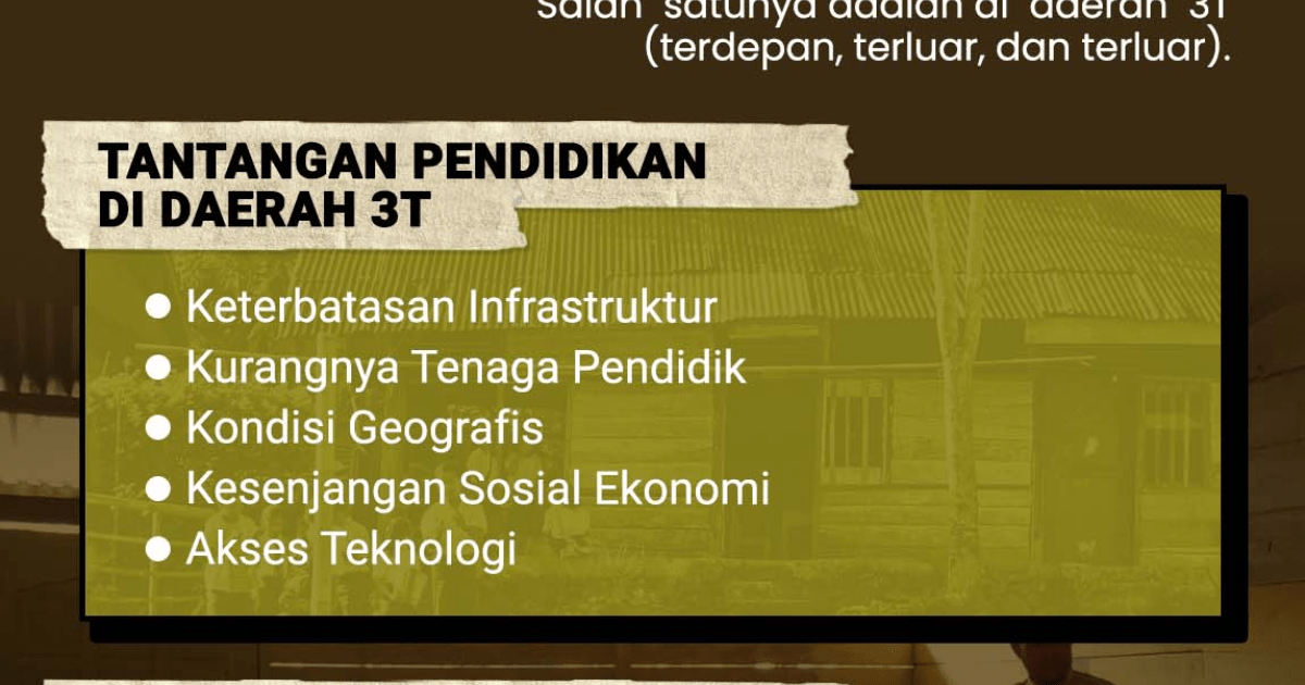 Krisis Pendidikan 3T: Solusi untuk Daerah Terpencil