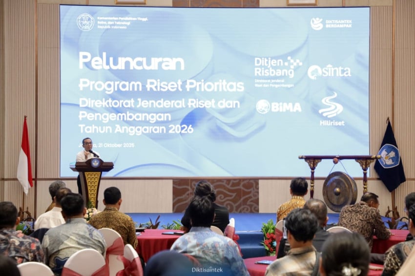 Didukung Dana Rp3 triliun, Program Riset Prioritas 2026 Diluncurkan