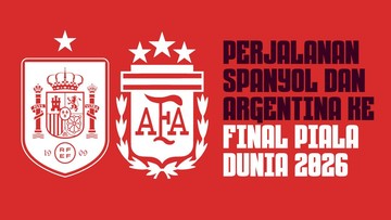 Road to Final: Spanyol vs Argentina di Piala Dunia 2026
