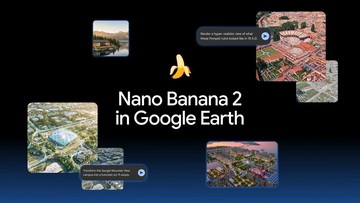 Nano Banana 2 Masuk Google Earth, Cocok untuk Guru dan Arsitek